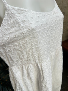 WHITE SUN DRESS - SZ 16