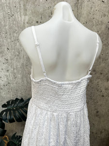 WHITE SUN DRESS - SZ 16