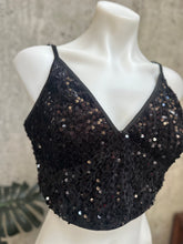 Load image into Gallery viewer, SEQUIN CROP TOP SZ 16
