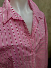 Load image into Gallery viewer, PINK STRIPPED SHIRT - SZ 14
