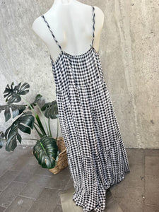 MAXI BLACK & WHITE DRESS - SZ OSFA