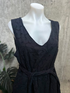 BLACK SUMMER DRESS - SZ 14