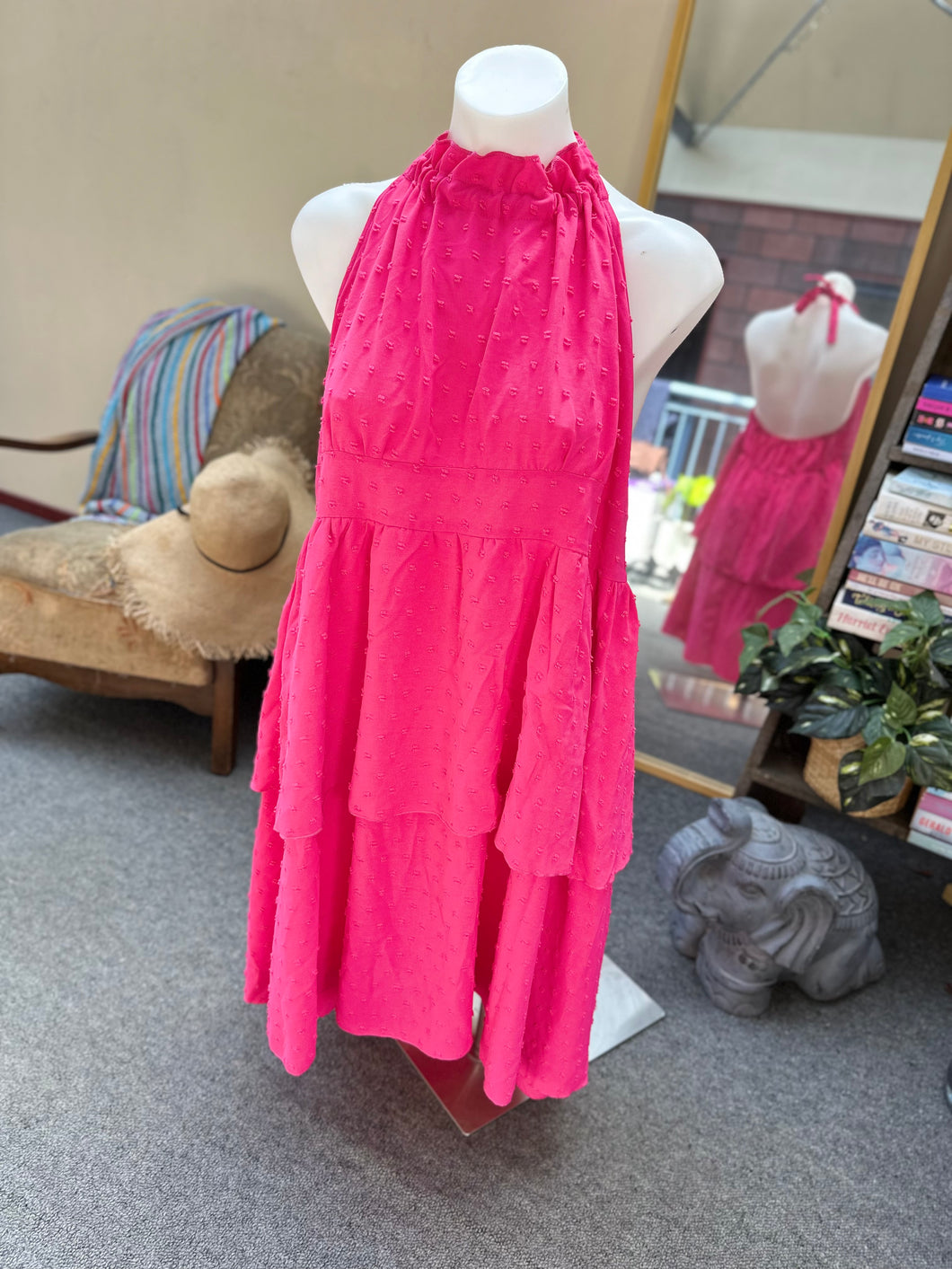 PINK SUMMER DRESS - SZ XL