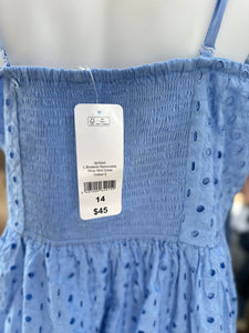 SUMMER BLUE DRESS - SZ 14